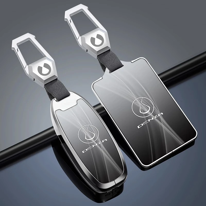 腾势d9钥匙套2024款专用n7配件装饰改装豪华型卡片壳扣包汽车用品