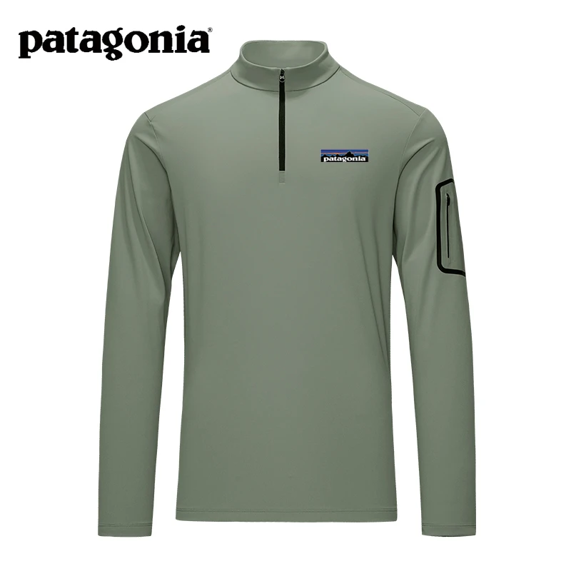 巴塔哥尼亚（Patagonia）户外运动百搭保暖透气7A抗菌速干长袖T恤