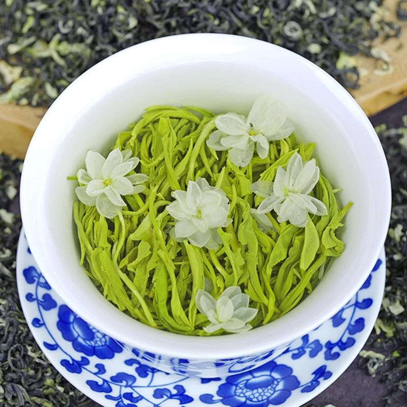 2024新茶五窨茉莉花茶春茶花毛峰特级浓香型高品质蒙顶山厂家直销
