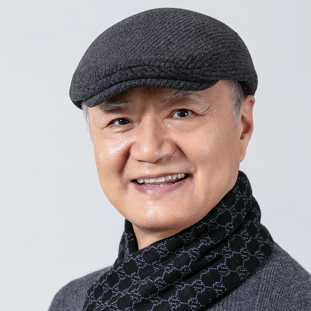 中老年人爸爸帽子男冬天护耳鸭舌帽秋冬季防寒保暖毛呢帽棉帽