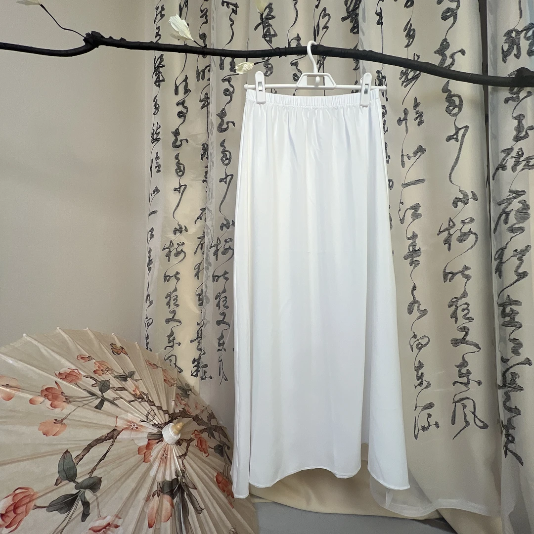 【从漓声】白色无痕汉服衬裙 轻薄柔顺防走光