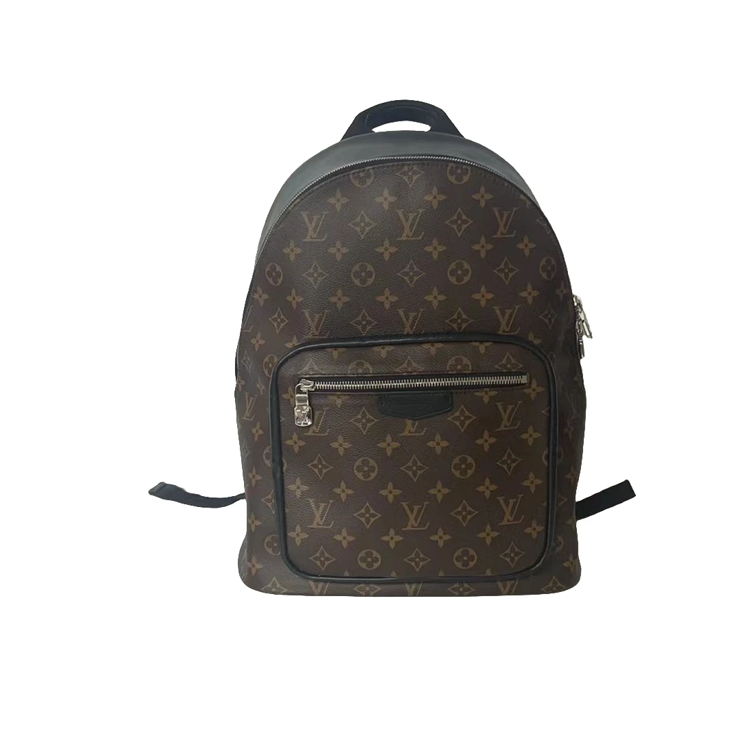 99新 LouisVuitton/路易威登 路易威登LV/芯片款粽老花新款双肩包