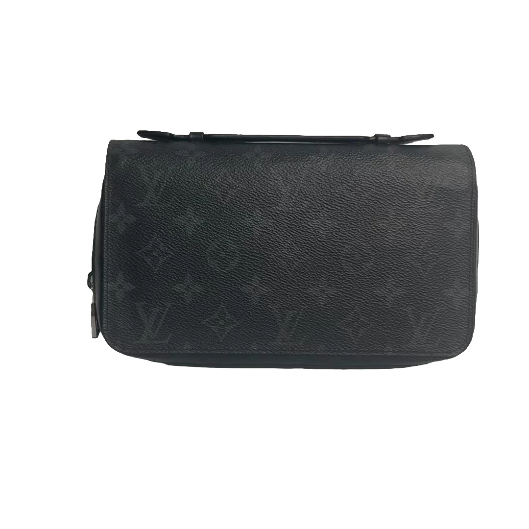 95新 LouisVuitton/路易威登 LV///黑老花经典手拿包黑色休（120）