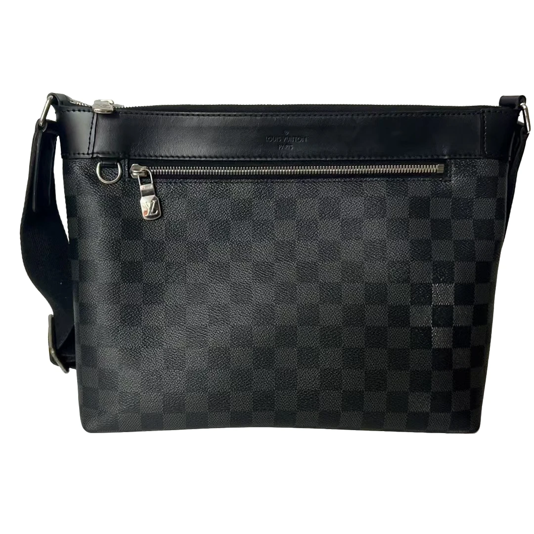 95新 LouisVuitton/路易威登 LV/路易威登黑棋盘格斜挎包（663190）