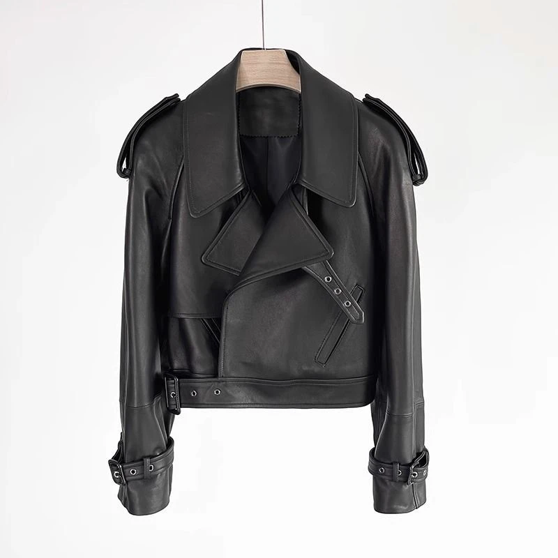 Vintage女款真皮衣（默认微瑕,直播间为主）