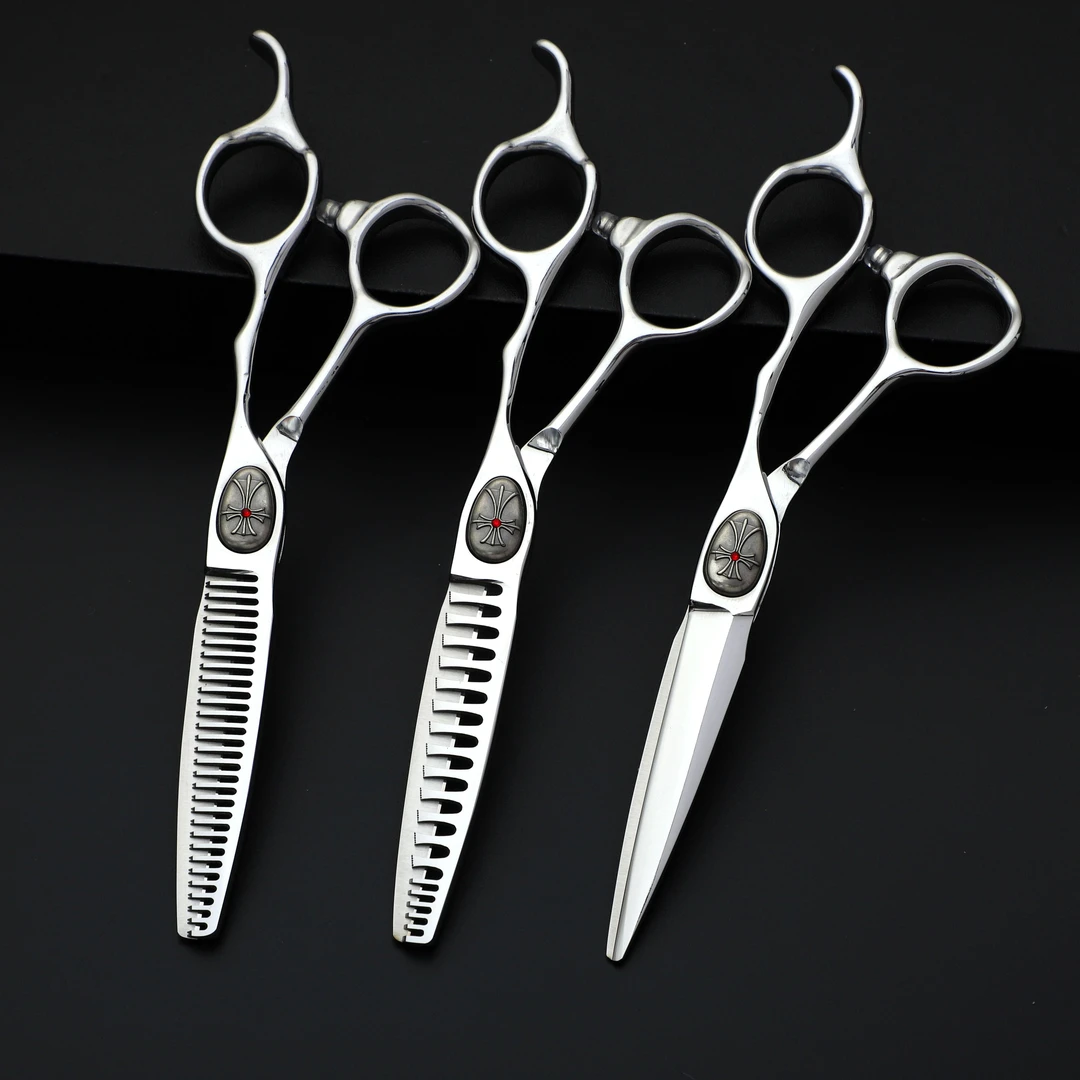 CNN数控克罗心6寸平剪牙剪调色剪