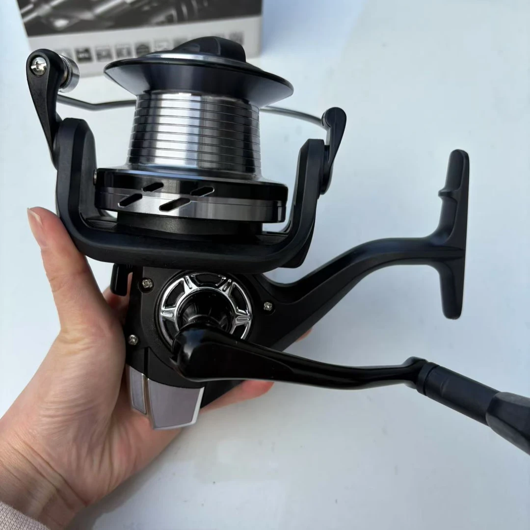 钓德来黑熊远投纺车轮大物轮海杆轮船钓远投纺车轮渔轮金属远投