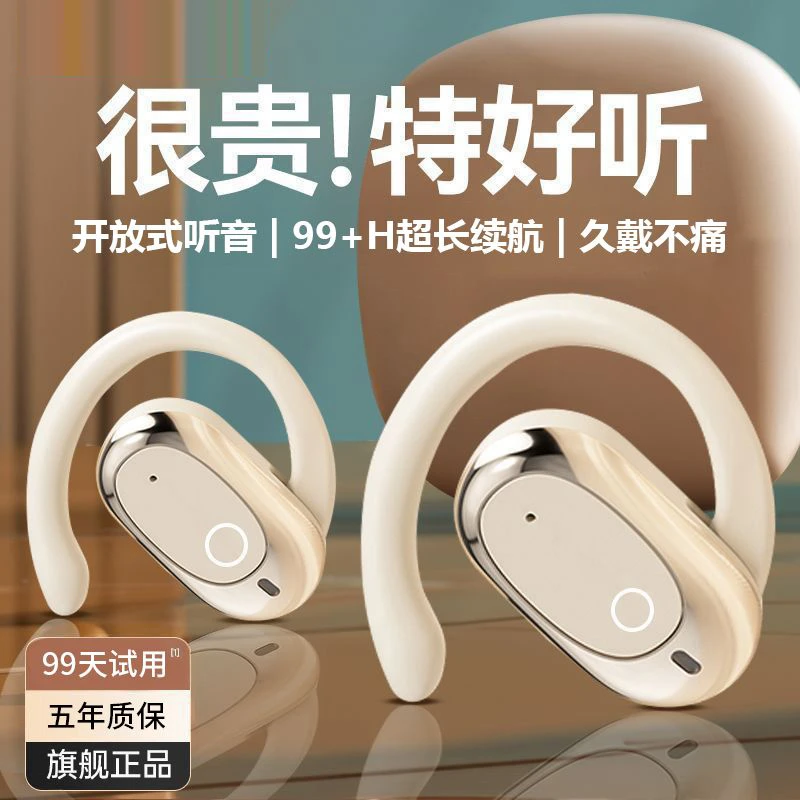 【柏林之音】骨传导蓝牙耳机无线2024新款挂耳式不入耳降噪高音质