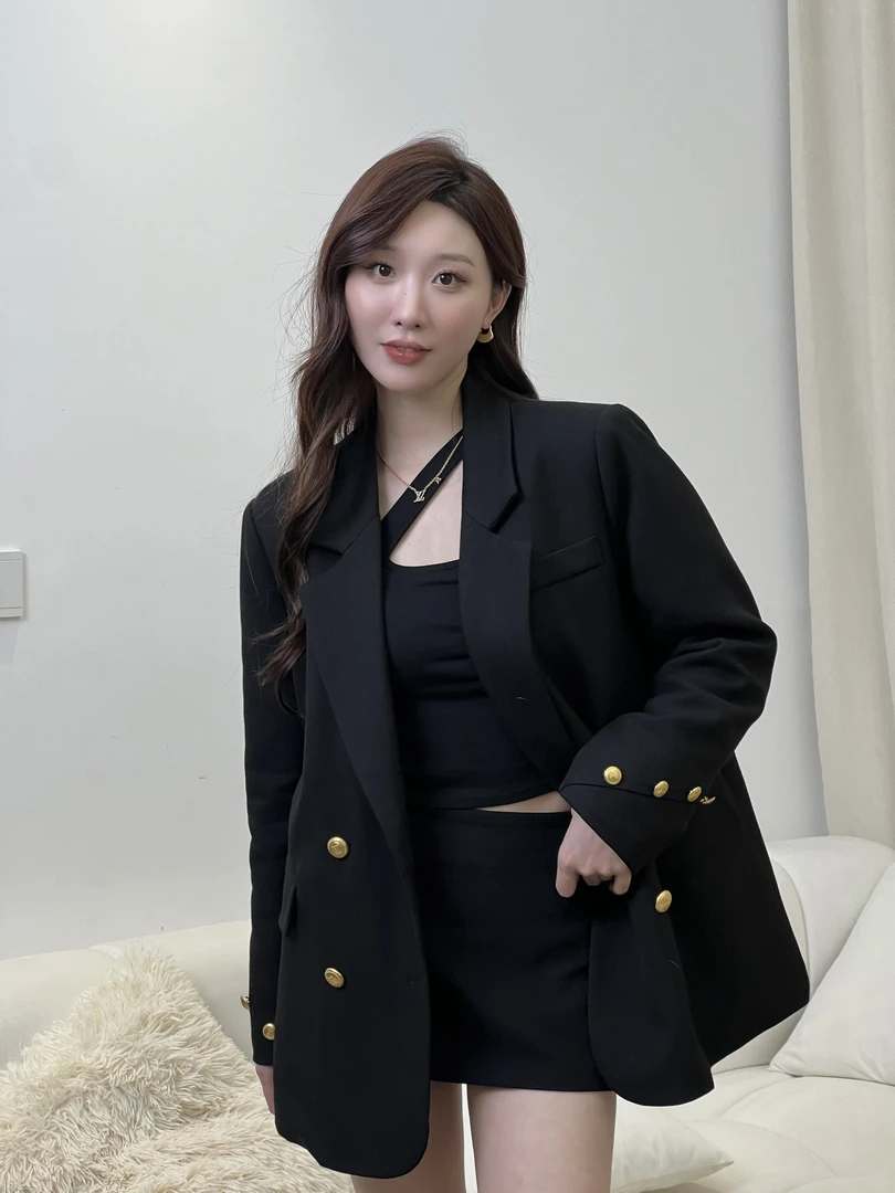 【慧慧毛呢外套】秋冬呢子加厚款宽松版2024高级轻奢百搭加厚外套