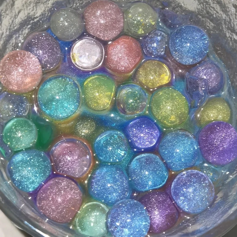 星空珠彩光闪光珠水宝宝巨无霸水精灵玩具珠光珠泡大珠海绵宝宝