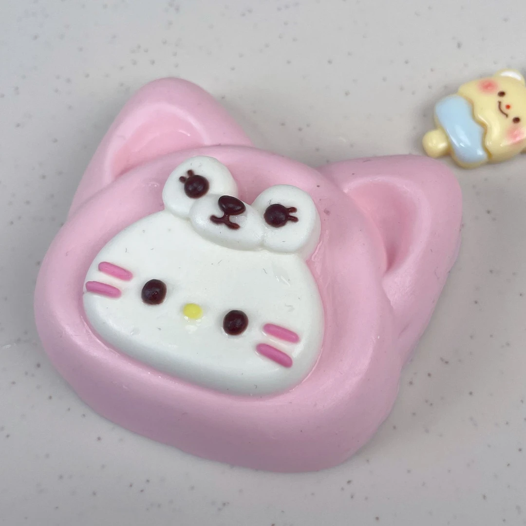 美乐蒂KT头套食品级硅胶捏捏解压慢回弹