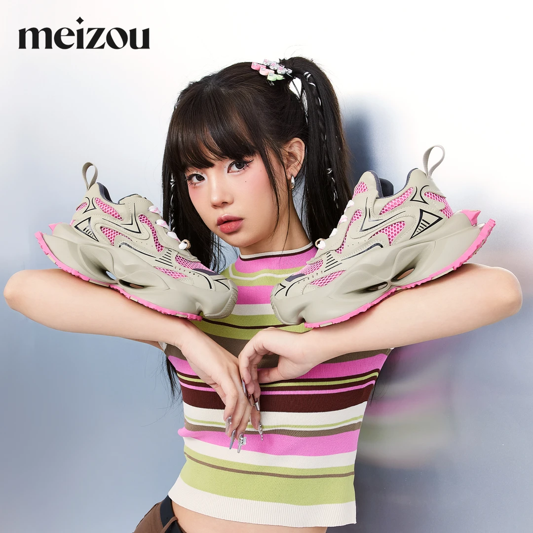 【小晶家】魅奏【行星之旅】春季新款百搭女厚底老爹鞋M0A819D3D52