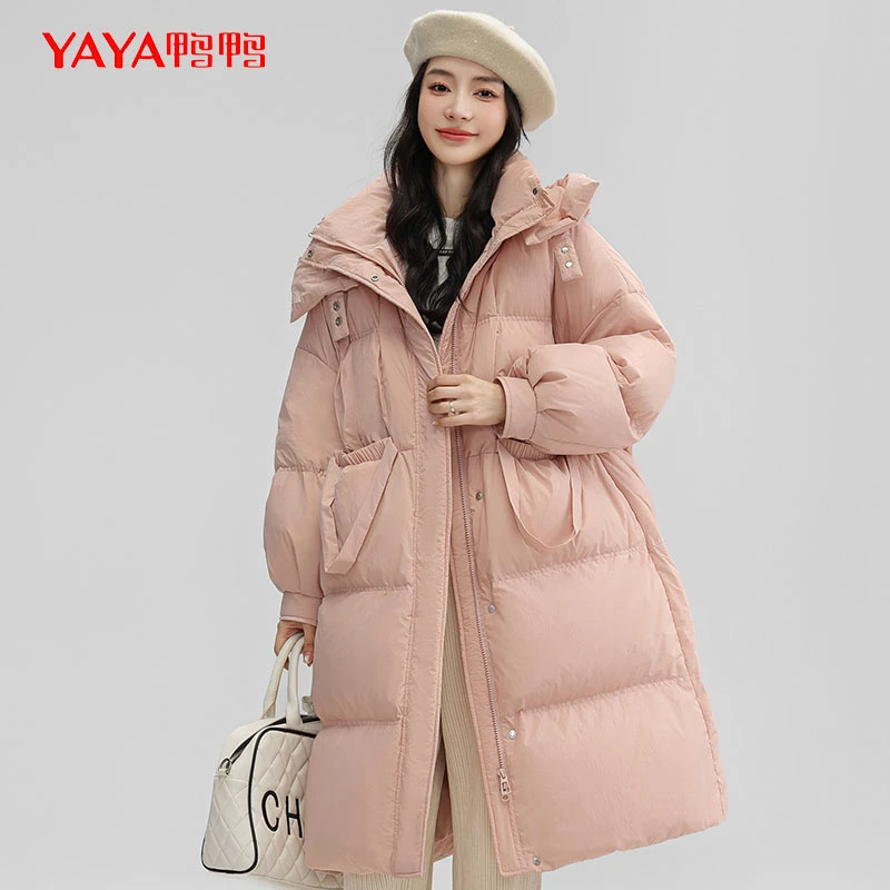 YAYA/鸭鸭新款女冬季时尚休闲韩版气质百搭羽绒服外套YE3B613085H