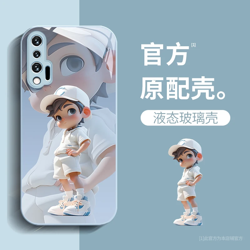 华为Nova6/5/5Pro棒球男孩高级感网红高档防摔潮全包高颜值手机壳