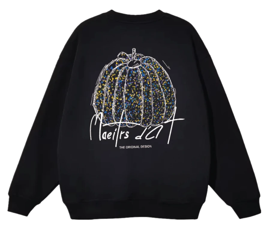 【南瓜】秋冬宽松潮流休闲保暖百搭长袖舒适奥粒绒柔软圆领6658