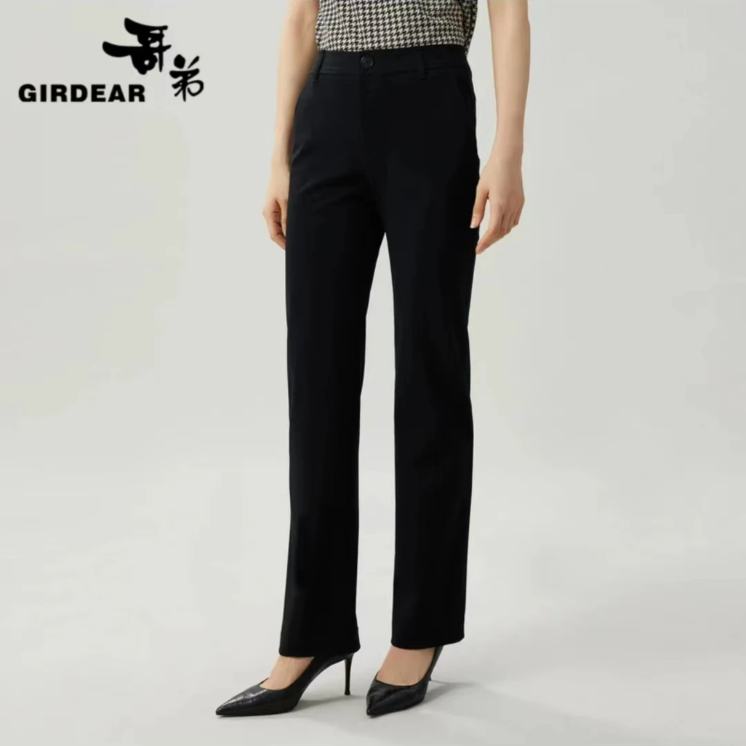 GIRDEAR/哥弟时尚休闲通勤简约百搭休闲裤 1100454
