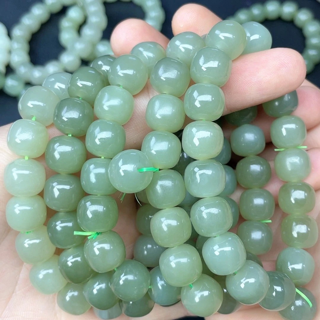 【闪购商品】和田玉新疆且末蓝手啊串卡12多样化发货拍一发一未镶嵌