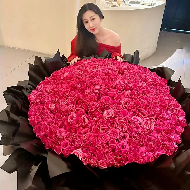 鲜花花卉绿植鲜花玫瑰红玫瑰 小金11.2