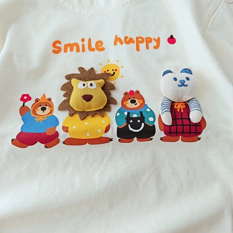 （断码）儿童纯棉玩偶T恤夏季