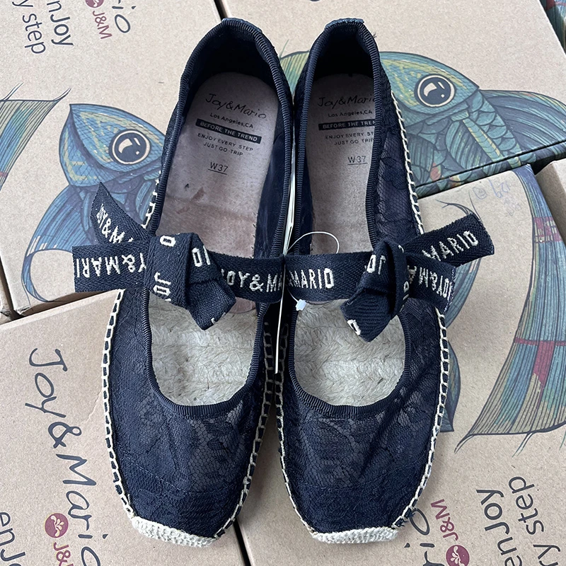 J&M/快乐玛丽夏季浅口透气鞋子单鞋一脚蹬懒人鞋时尚平底鞋01972W