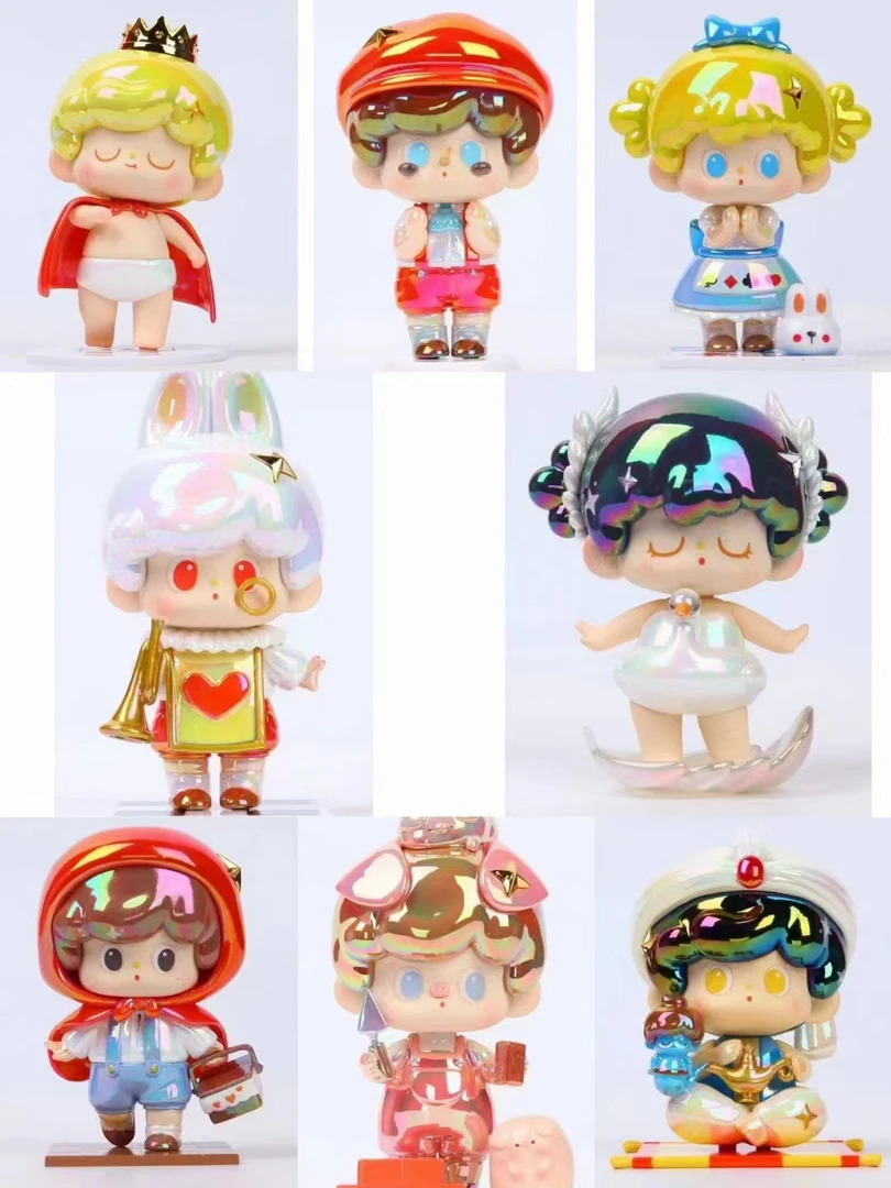 【拆盒】童话奇遇记电镀炫彩系列盲盒手办可爱礼物摆件