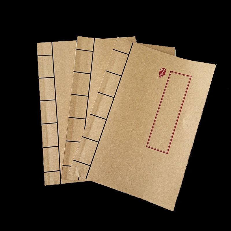 荫㡯大全空白签到签名册严选古朴笔记本牛皮纸封面