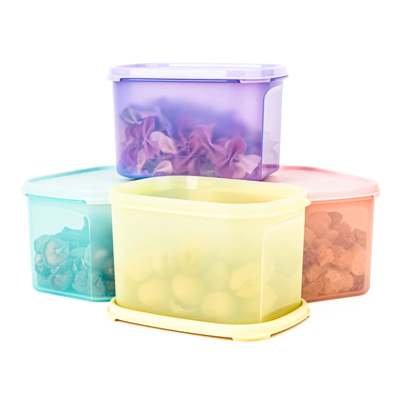 特百惠1.9L迷你长方储藏盒 MM干货储藏保鲜盒密封防尘防潮收纳盒