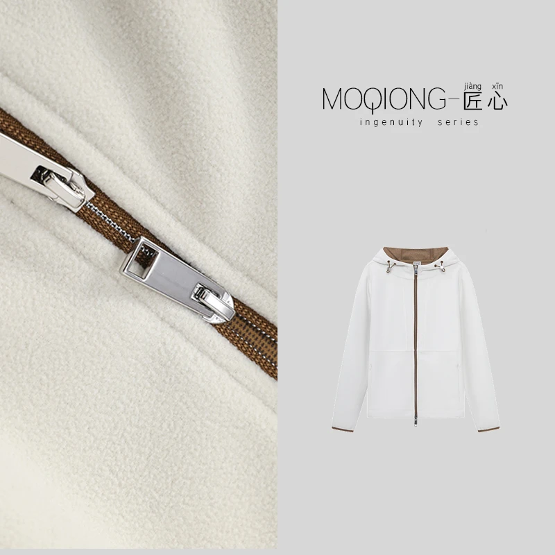 【墨琼·匠心】“热CoCo”秋冬抗风保暖百搭休闲连帽外套265