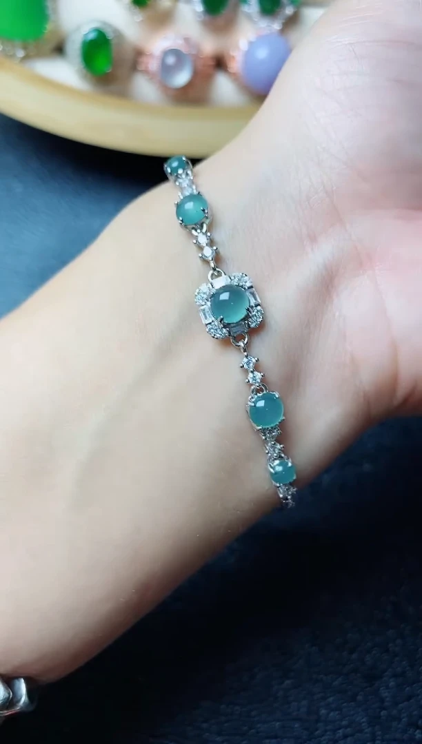 【闪购商品】翡翠戒指银S925镶嵌1111