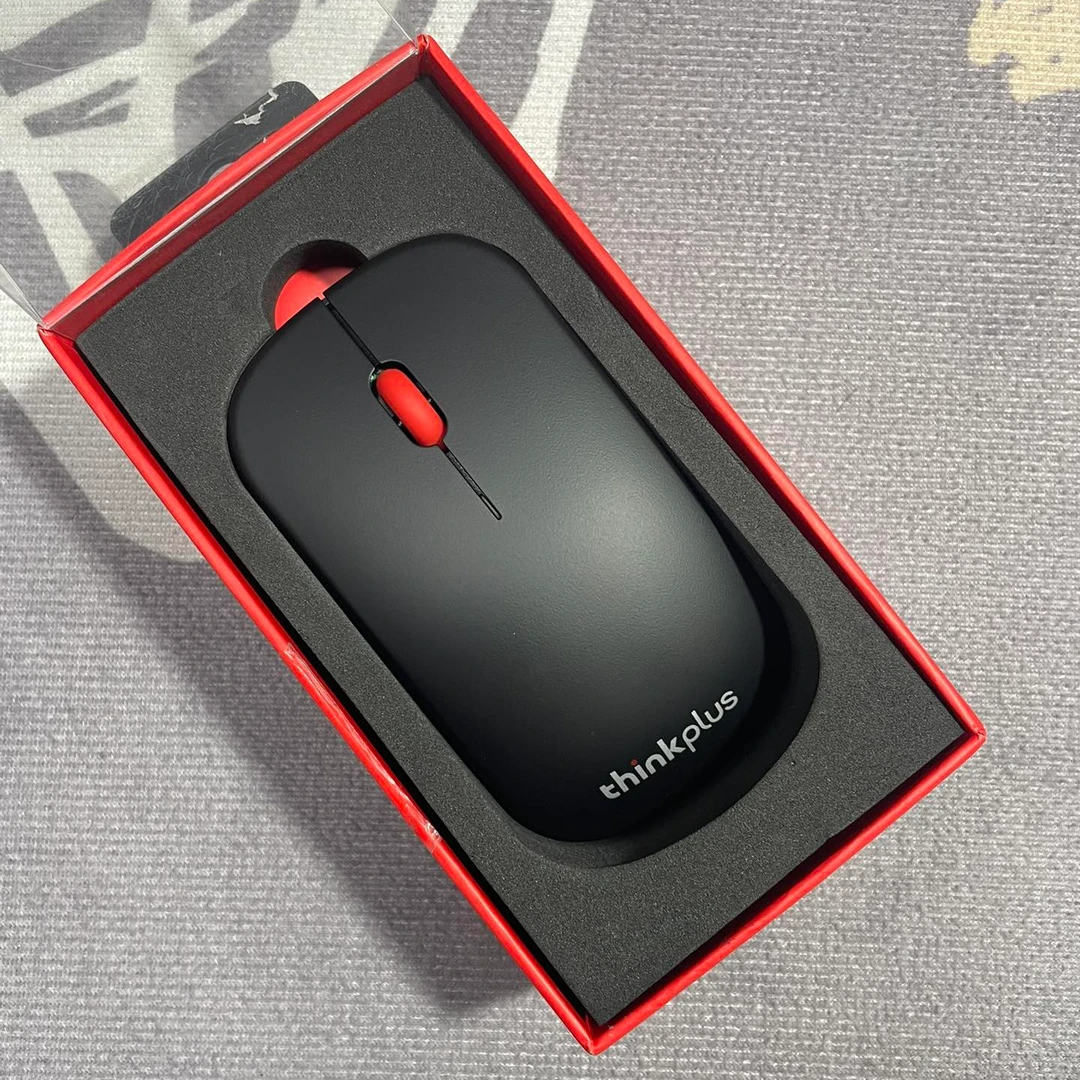 99新 Lenovo/联想 Thinkplus 4Y50X63914 无线蓝牙双模鼠标