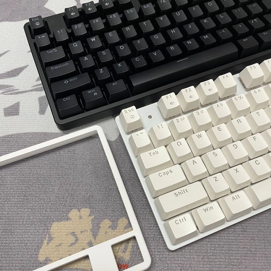 99新 艾石头 FE系列机械键盘有线无光幻彩RGB背光87键104全键无冲