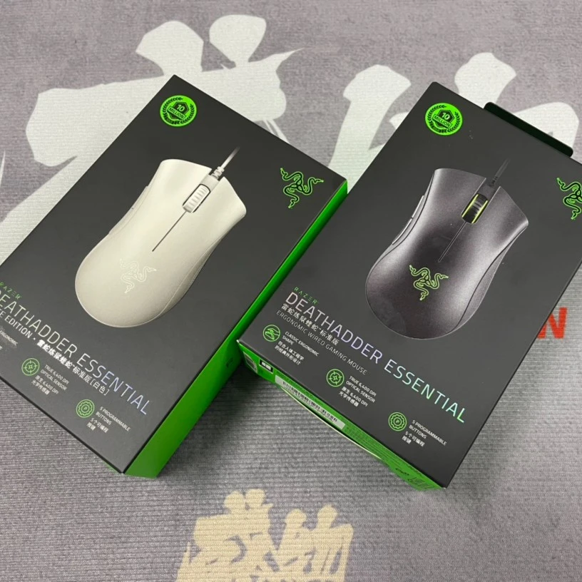 99新 Razer/雷蛇 炼狱蝰蛇标准版有线鼠标人体工学电竞游戏通用型