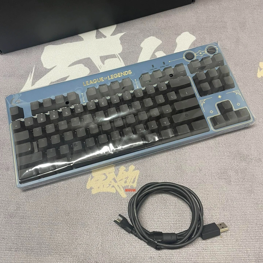 99新 G/罗技 Pro英雄联盟海克斯科技定制版有线机械游戏键盘电竞