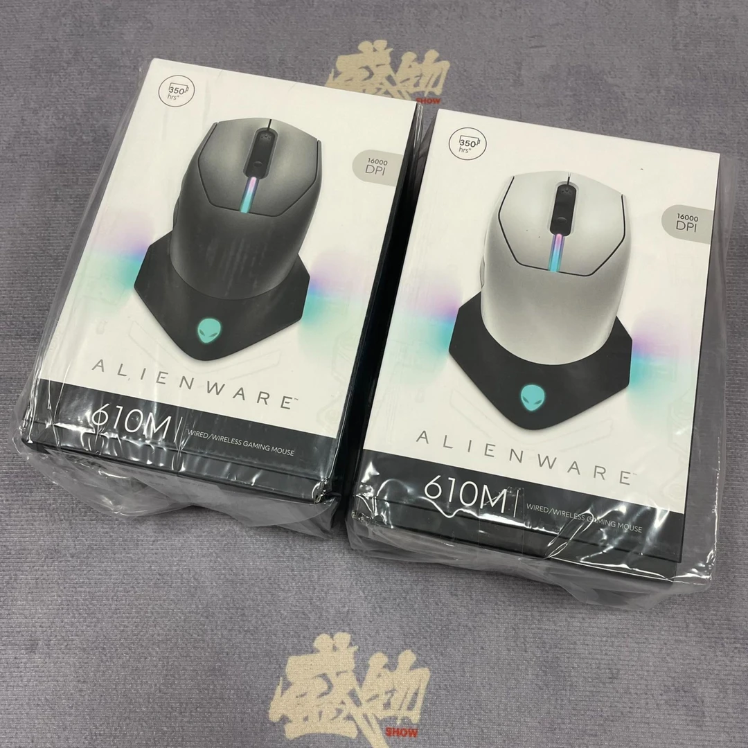 99新 ALIENWARE/外星人 AW610M无线有线双模鼠标RGB电竞350h续航