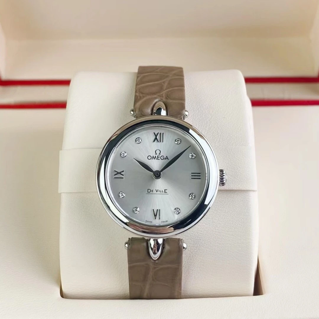 全新未使用 Omega/欧米茄 碟飞系列石英女表公价24900表径27.4mm