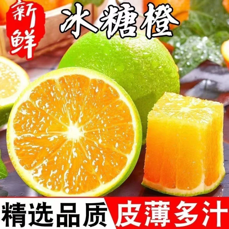 【精选品质】云南玉溪哀牢山新鲜绿皮橙子高山正标冰糖橙当季水