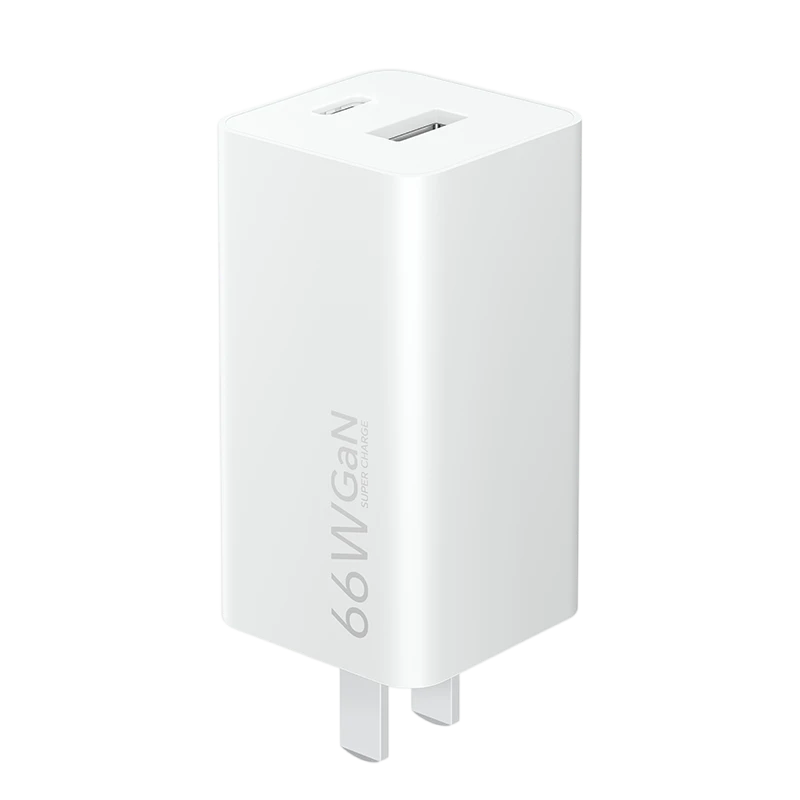 honor/荣耀超级快充双口充电器GaN(Max 66W) 白