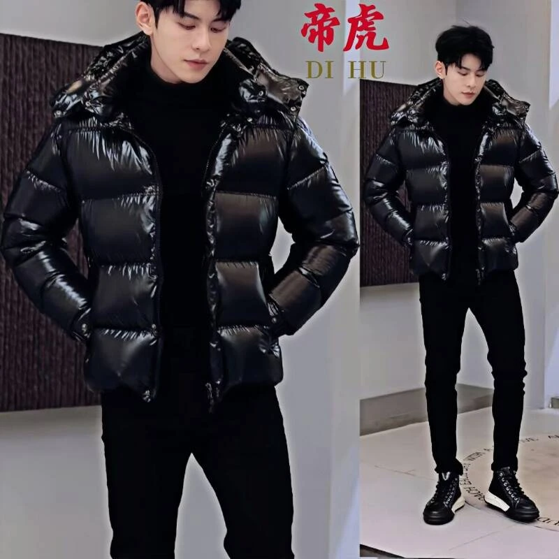 帝虎高端品牌白鹅绒加厚羽绒服痞帅型男短款冬季新款时尚羽皇男装