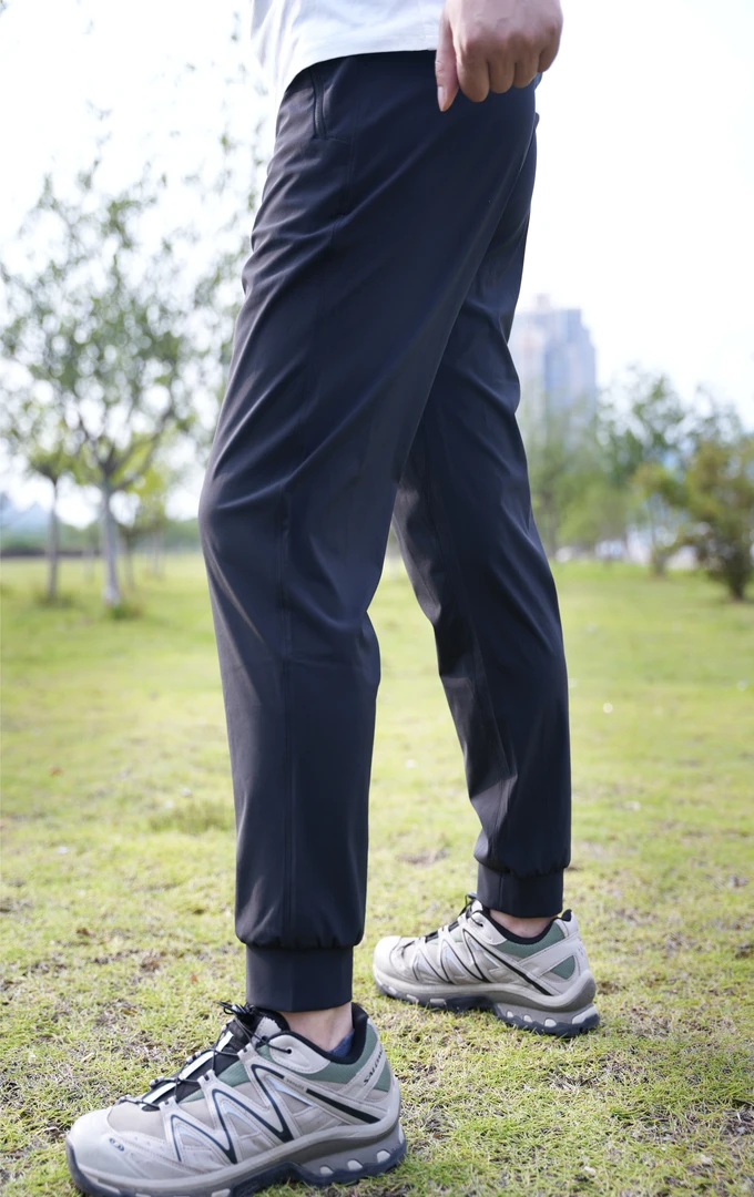 鹰爪夏季锥形裤COOLMAX休闲速干裤轻量弹力速干裤男士休闲裤子