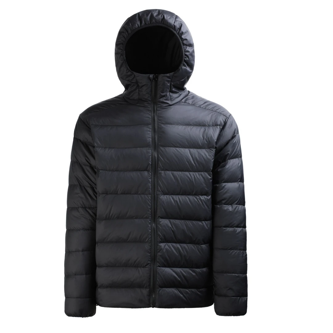 新款轻薄羽绒服防风保暖男士时尚连帽秋冬户外休闲轻便加厚男女款