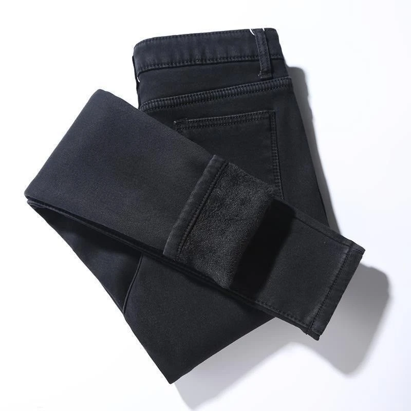 【一号直播链接】孤品杂款捡漏加绒加厚牛仔小脚裤秋冬高腰紧身