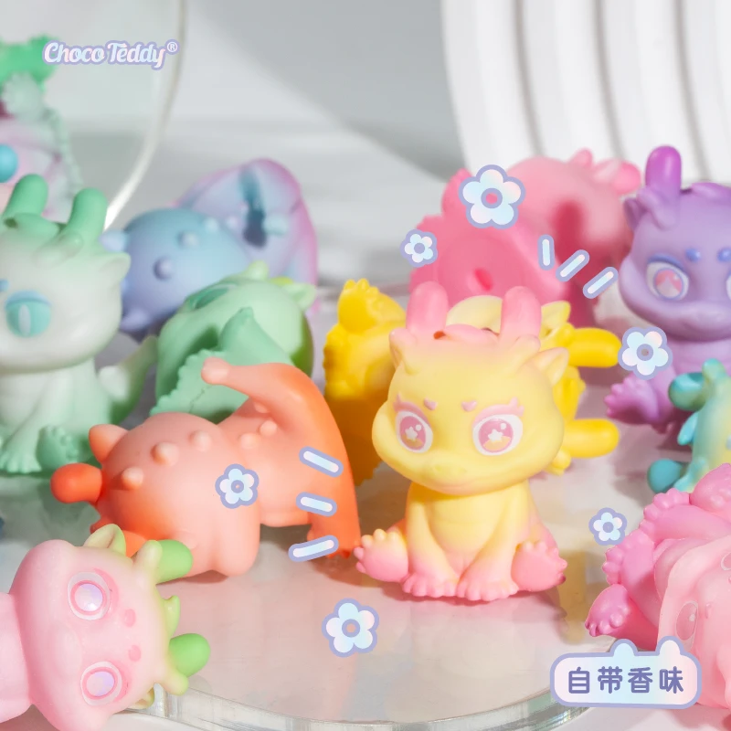 【新品】The Lucky缤纷龙迷你龙盲盒萌粒电镀2024龙年礼物