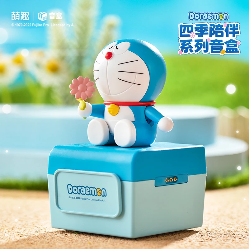 正版哆啦A梦四季陪伴音乐盲盒萌趣正品潮玩手办可爱蓝胖子摆件