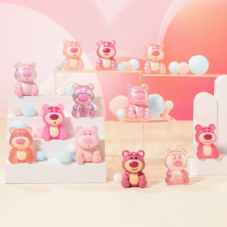 enesco草莓熊mini香粒盲盒盲袋迪士尼玩具总动员草莓熊摆件送女生