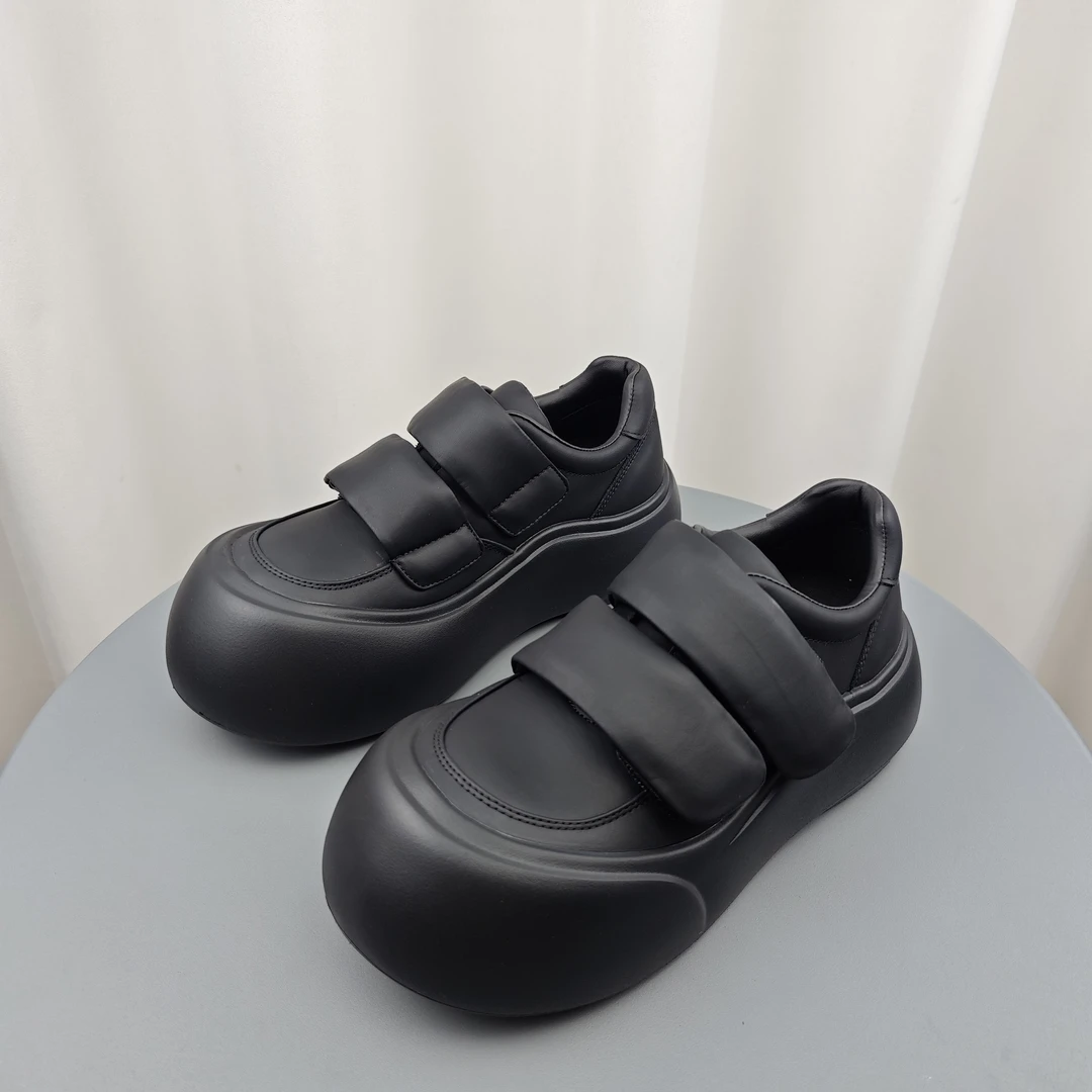 SGIRL TWTW韩版厚底魔术贴玛丽珍鞋女2024新款百搭时尚透气面包鞋