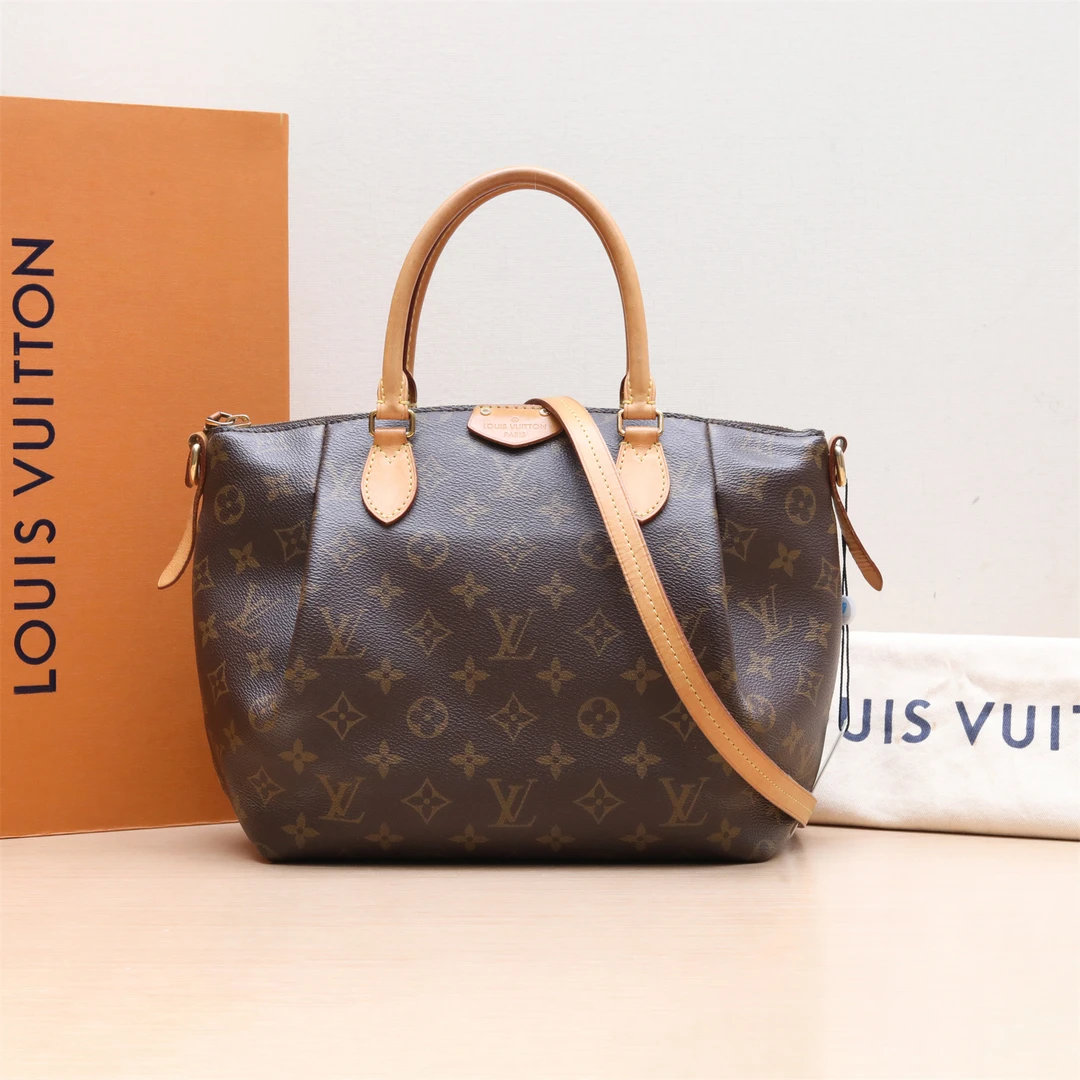 95新 LouisVuitton/路易威登 饺子包 老花 PVC 2017 P234966463