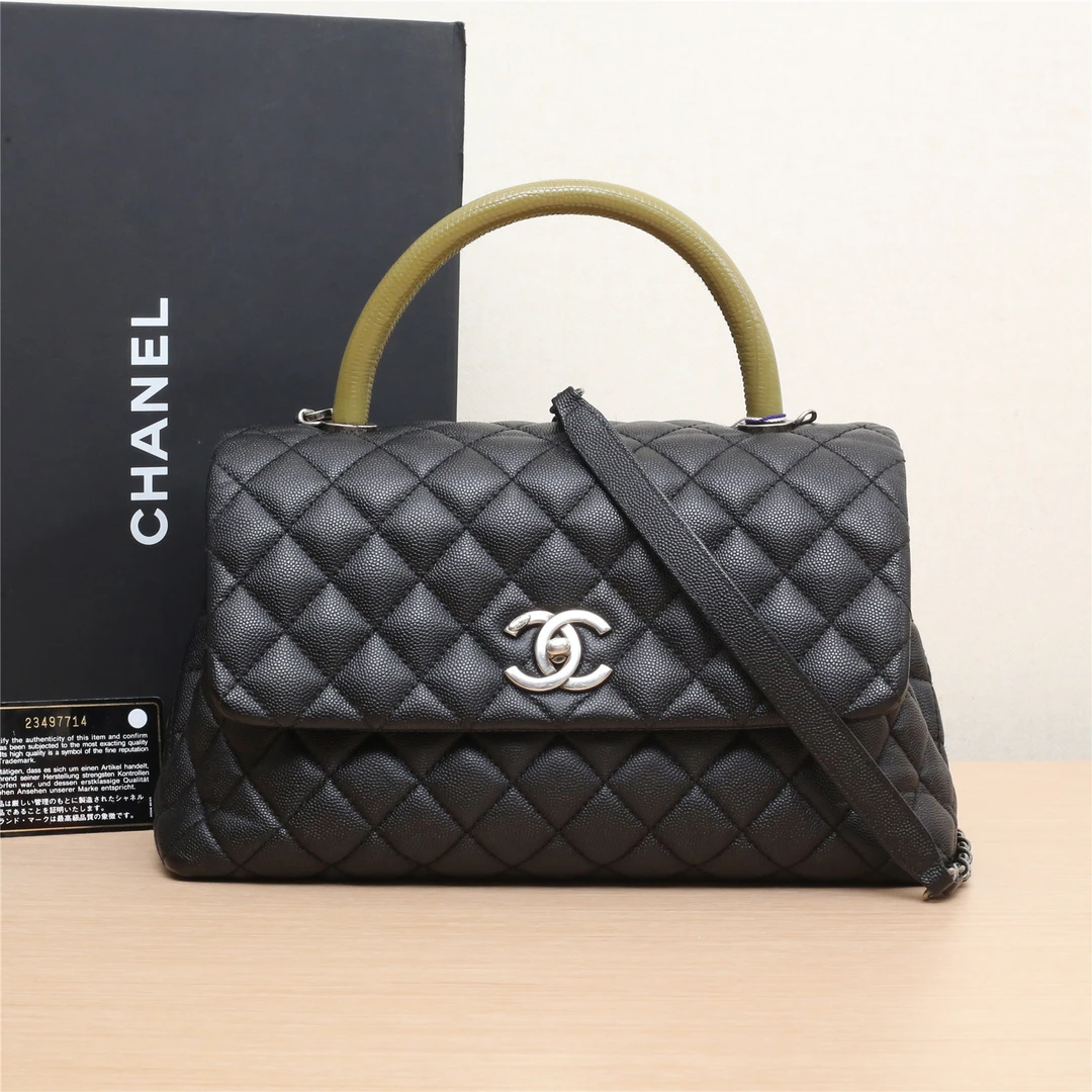95新 Chanel/香奈儿 Handle包中号  23开P203971802