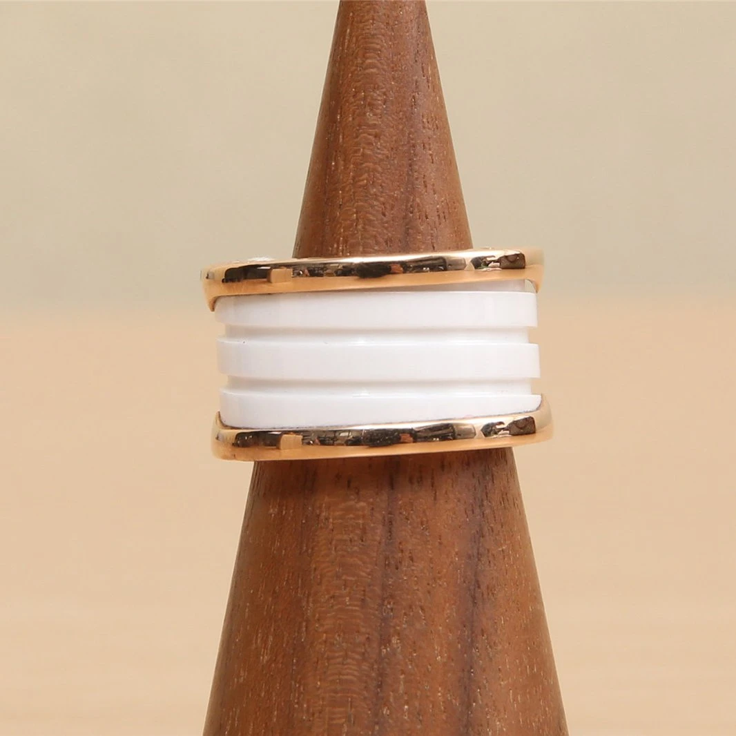 99新 BVLGARI/宝格丽 【精选】弹簧三圈戒指 玫瑰金P240151449