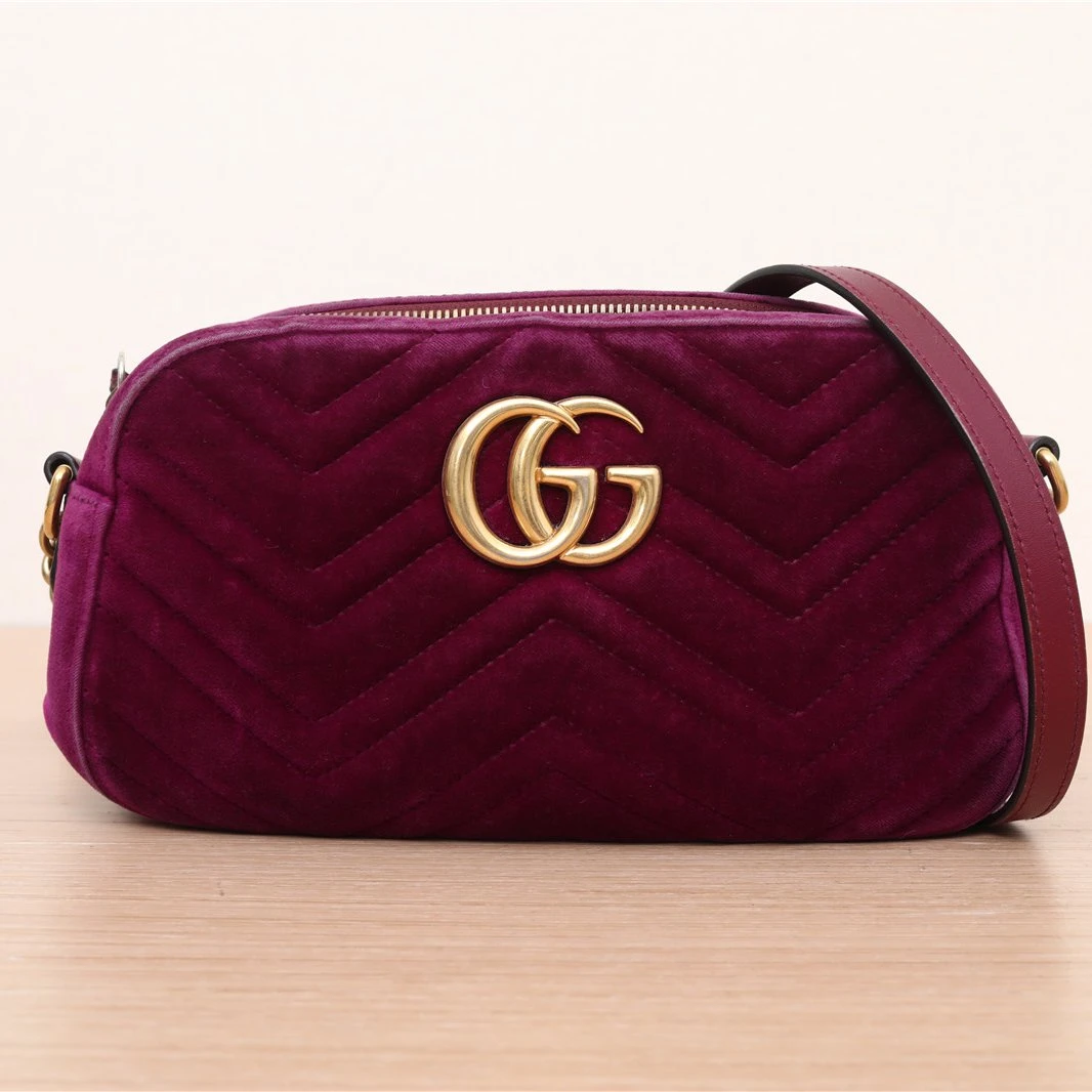 95新 GUCCI/古驰 活动 GG Marmont 相机包 小号 24 P212190895