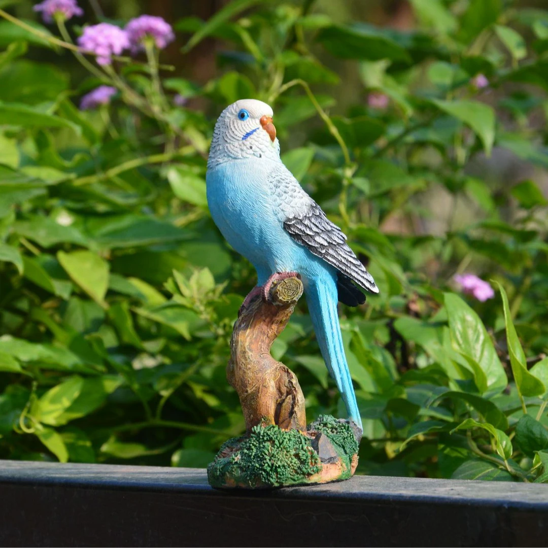 【粉丝福利】特色可爱亲人虎皮大头金彩鹦鹉仿真玩偶